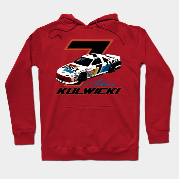 Alan Kulwicki 1990 Hoodie by Erianna Bee